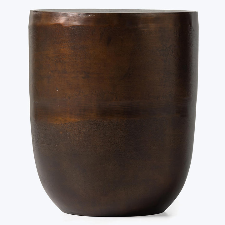 Outdoor Rust Finish Side Table Default Title