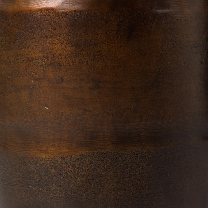 Outdoor Rust Finish Side Table Default Title