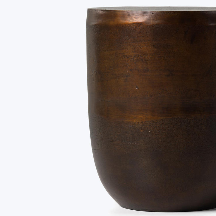 Outdoor Rust Finish Side Table Default Title