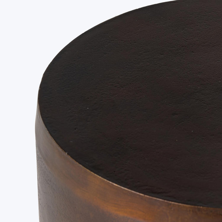 Outdoor Rust Finish Side Table Default Title