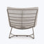 Outdoor Upholstered Lounge Chair, Grey Default Title