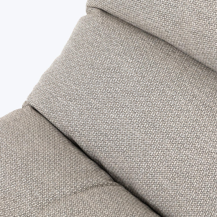 Outdoor Upholstered Lounge Chair, Grey Default Title