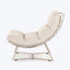 Outdoor Upholstered Lounge Chair, Beige Default Title
