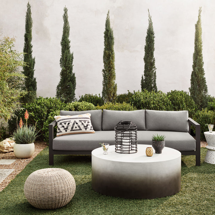 Woven Outdoor Accent Stool Default Title