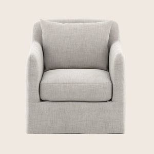 Jones Outdoor Upholstered Swivel Chair Default Title