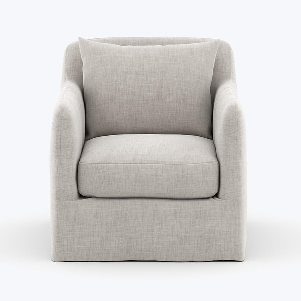 Jones Outdoor Upholstered Swivel Chair Default Title