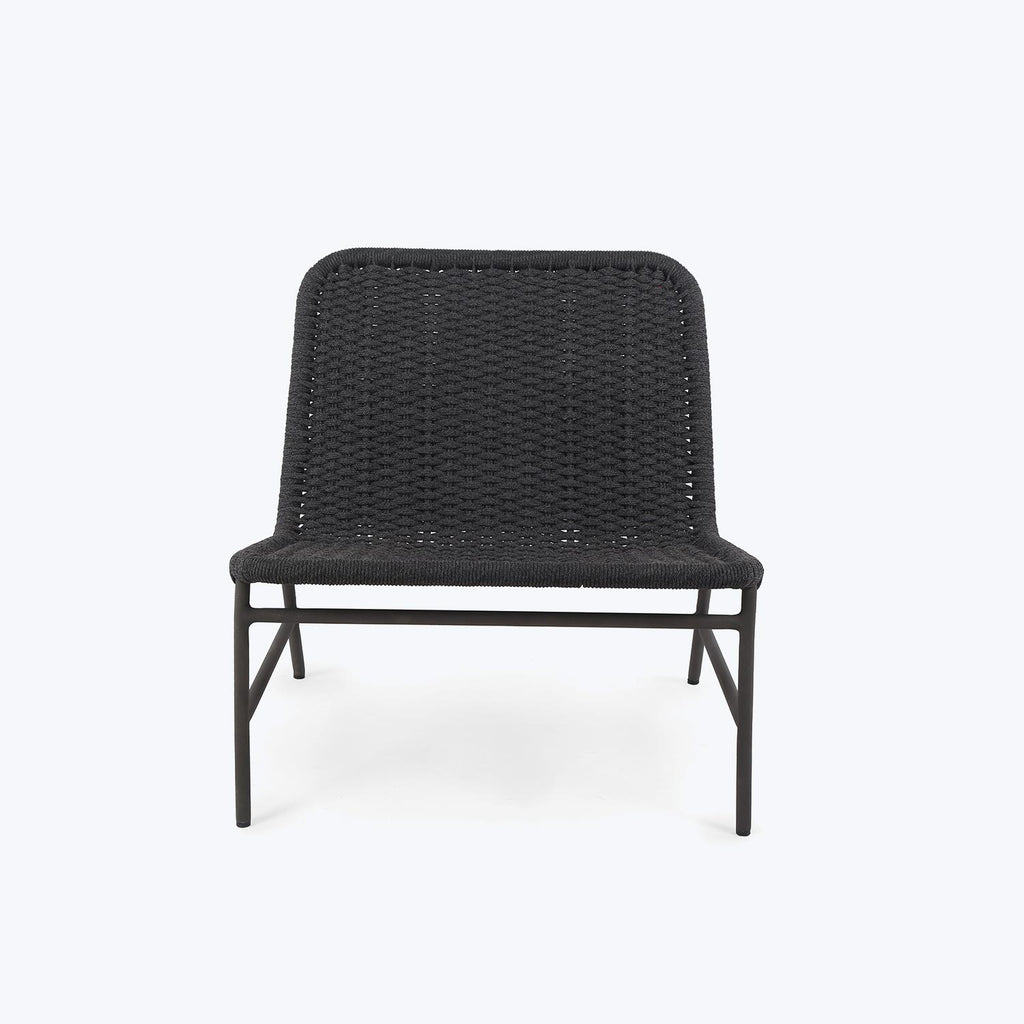 Outdoor Woven Rope Lounge Chair Default Title
