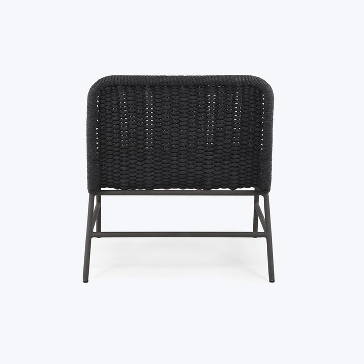 Outdoor Woven Rope Lounge Chair Default Title