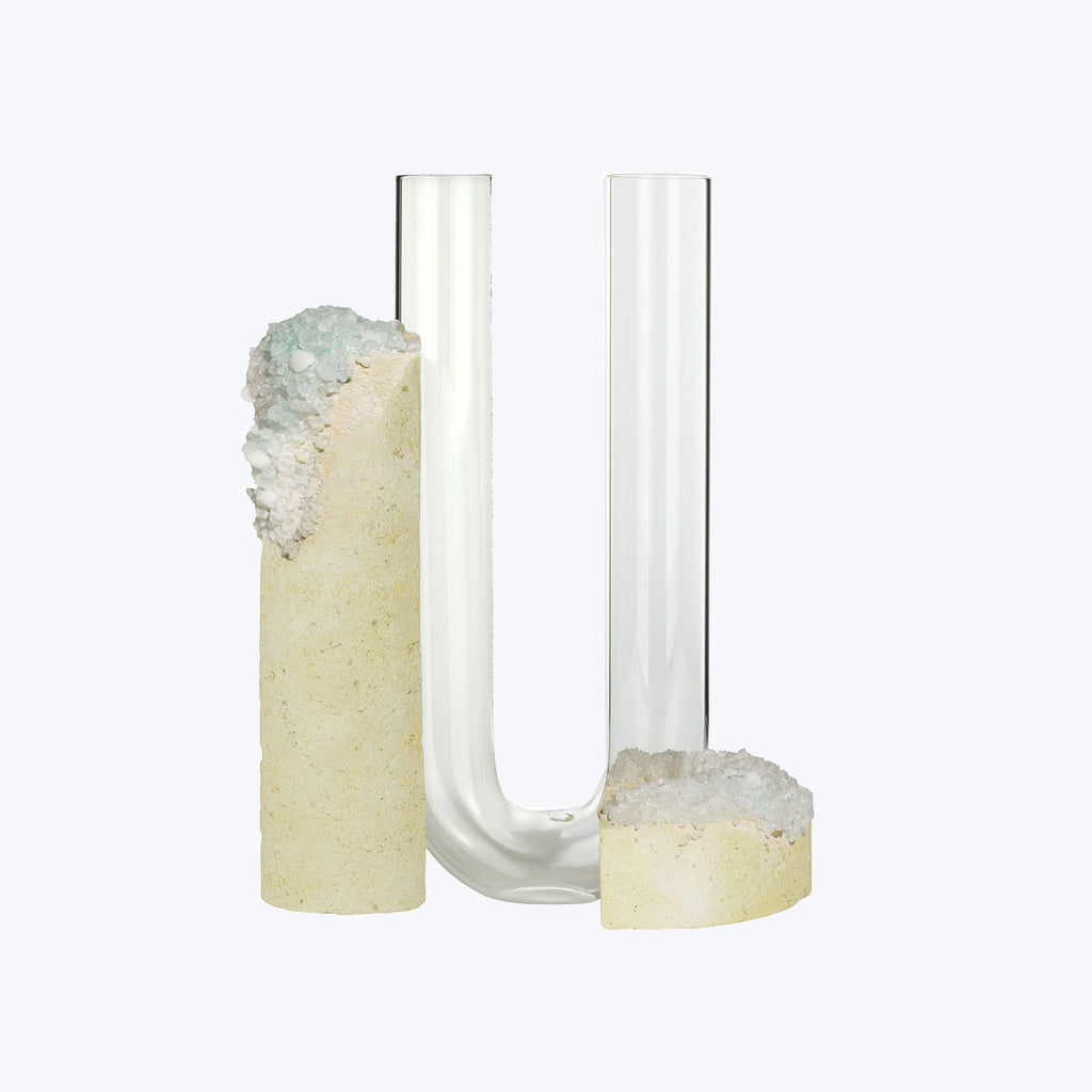 Mineral Vase- Sand White/Sand