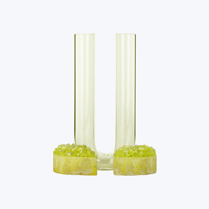 Mineral Vase- Yellow Yellow