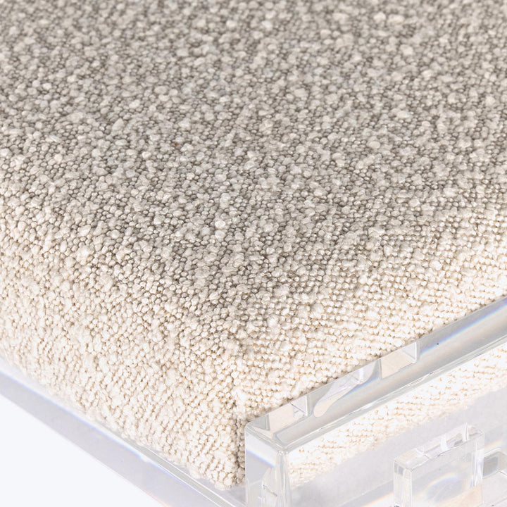 Lucite Upholstered Bench Default Title