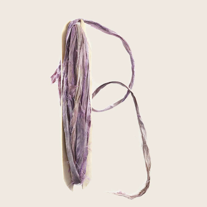 Hand Dyed Ribbon Violet