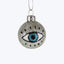 Blue Eye Ornament Silver