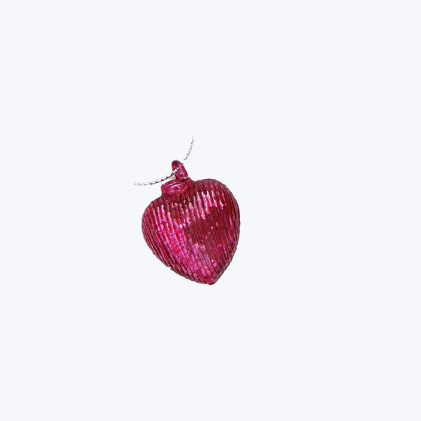 Heartfelt Ornament Fuschia