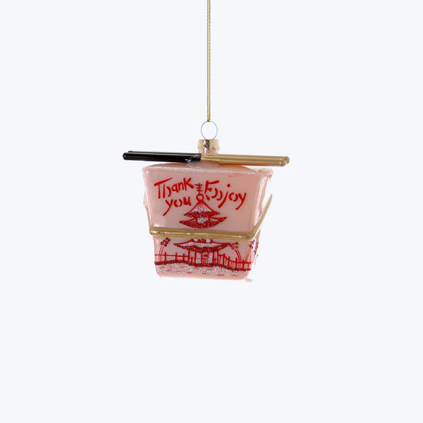 Take Out Box Ornament White