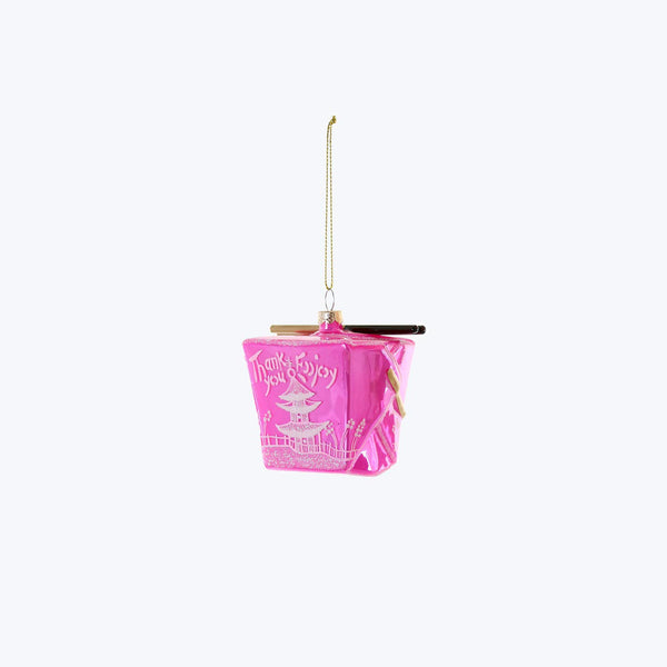 Take Out Box Ornament Pink