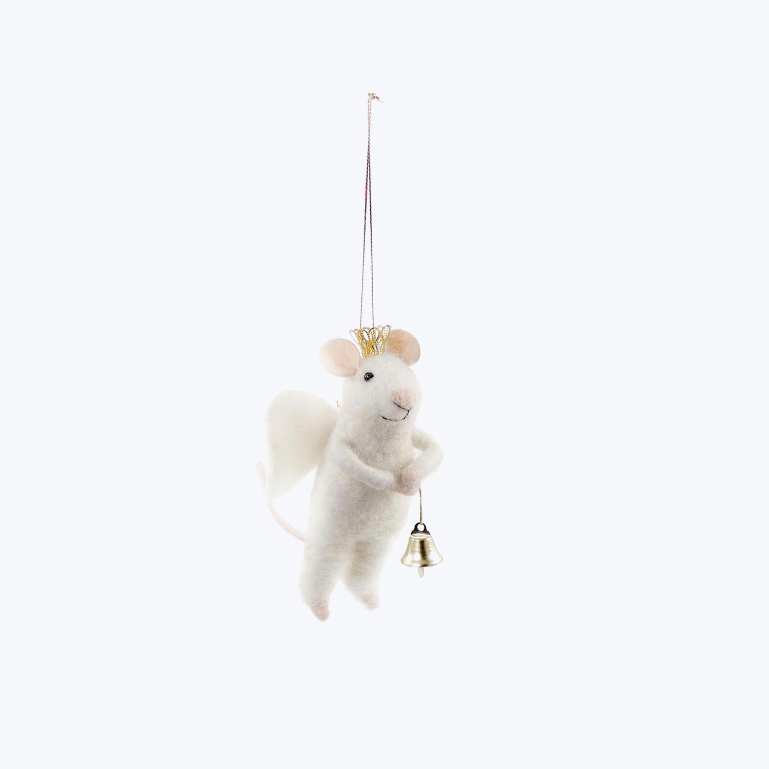 Merry Xmas Mr Mouse Ornament Angel Mouse