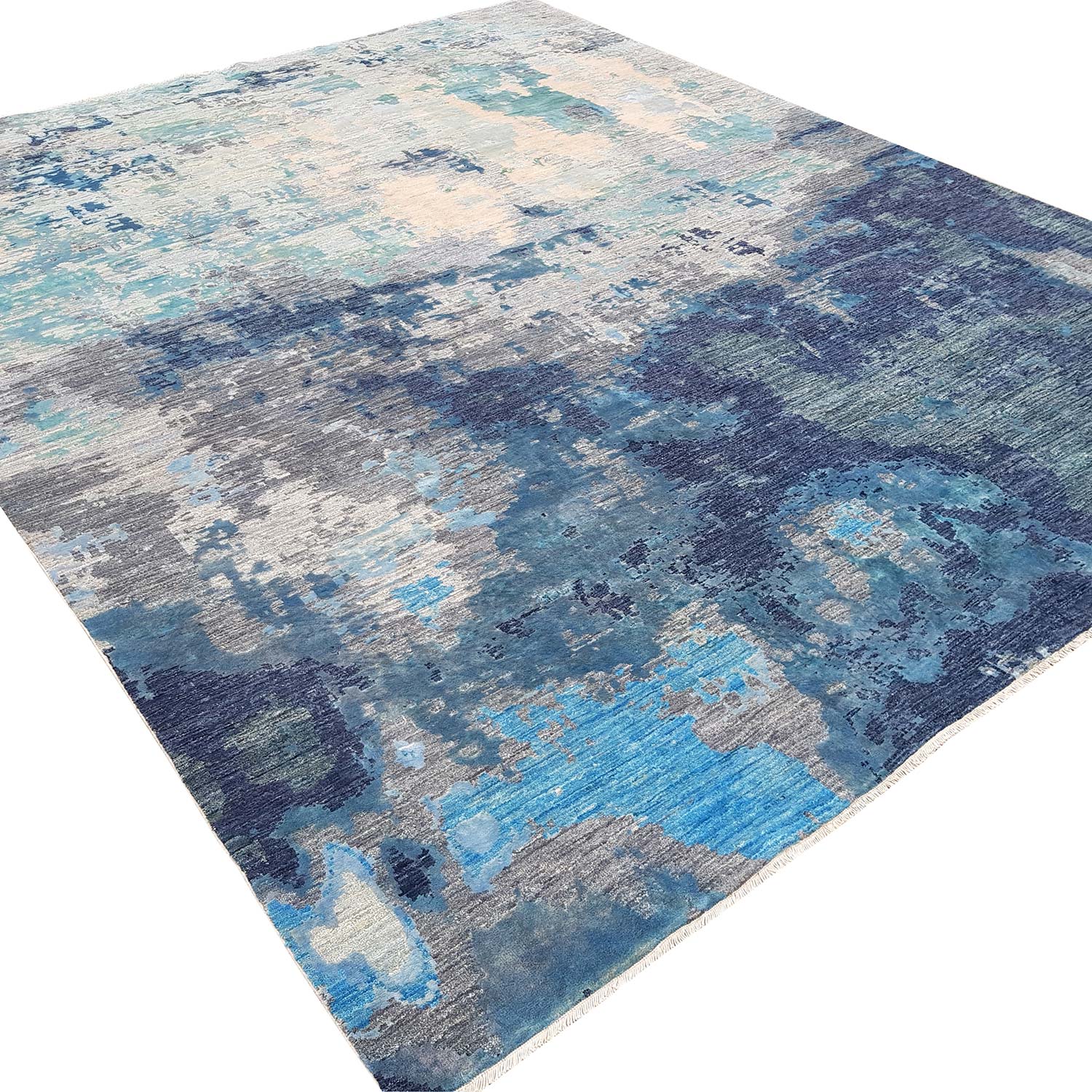 Modern Wool/Silk Rug - 7'11"x10'01" Default Title