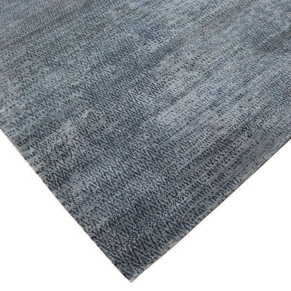 Nu Vibrant Silk Rug - Slate Blue-12' x 16'1"