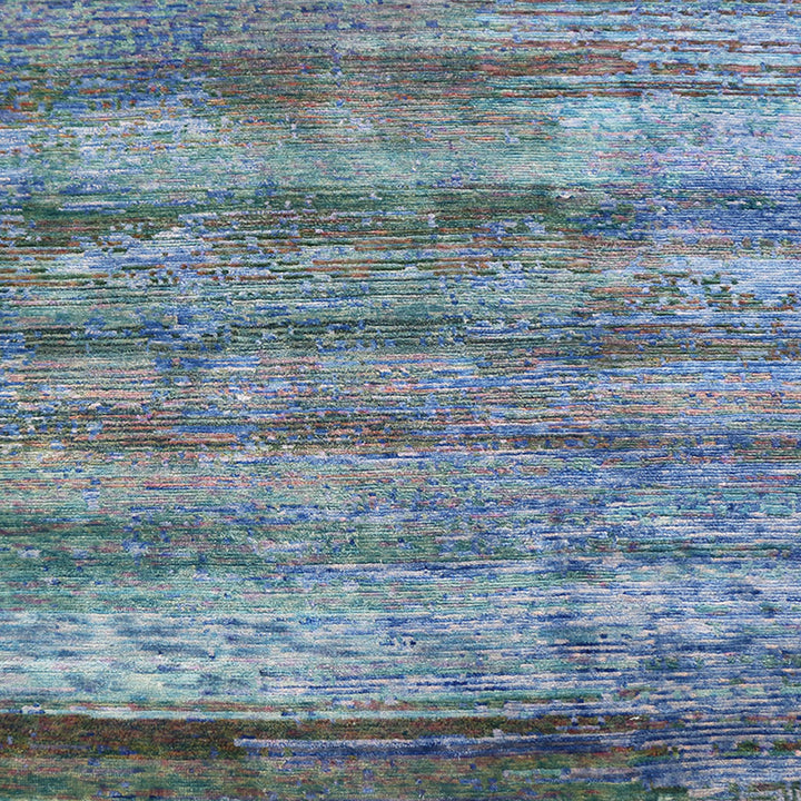 New Vibrant Silk & Wool Rug - 6' x 9'2" Default Title