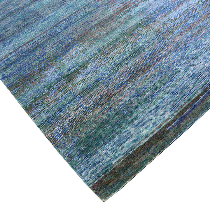 New Vibrant Silk & Wool Rug - 6' x 9'2" Default Title