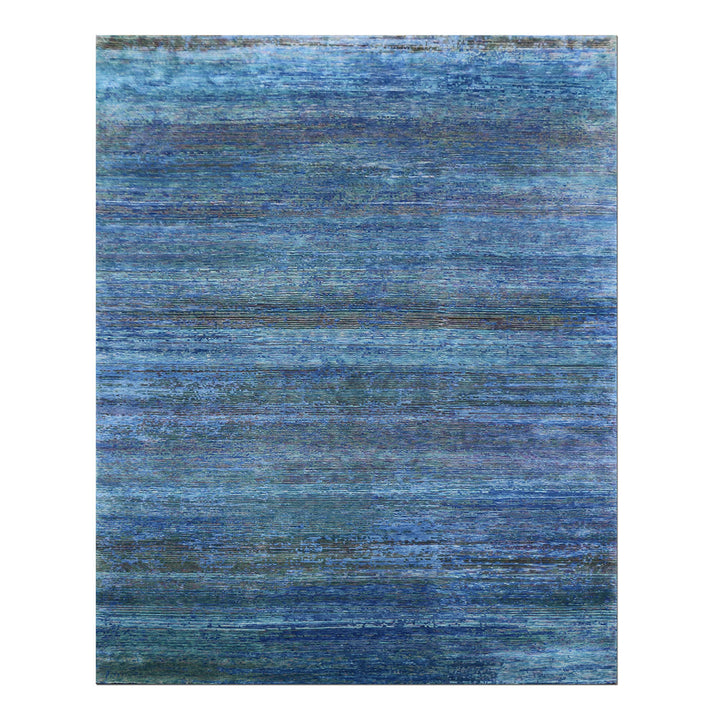 New Vibrant Silk & Wool Rug - 8'1" x 10'2" Default Title