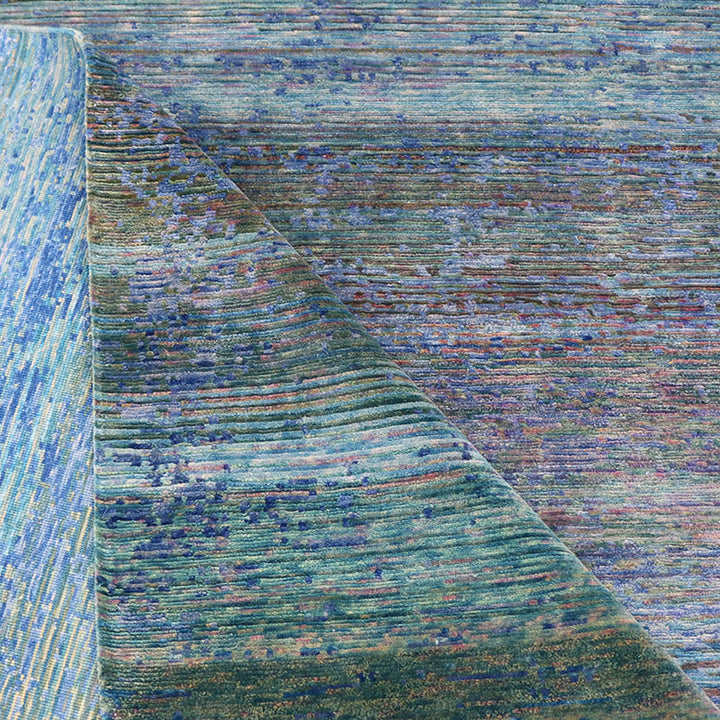 New Vibrant Silk & Wool Rug - 8'1" x 10'2" Default Title