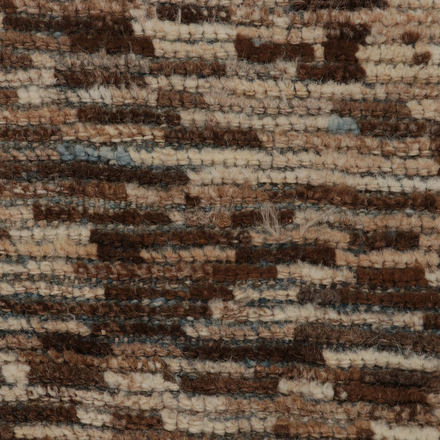 Brown Moroccan Wool Rug - 9'8" x 12'1"