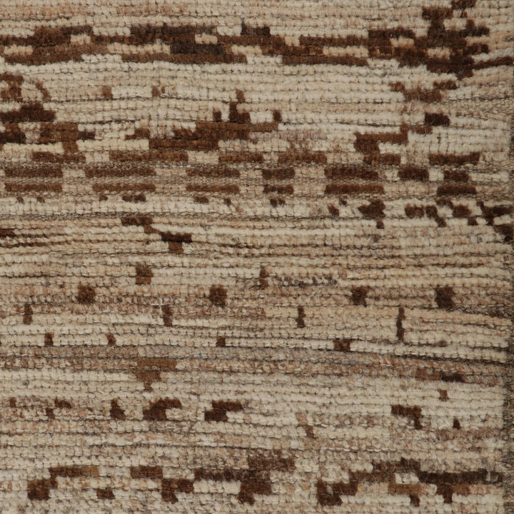 Close-up view of textured fabric with varying horizontal bands.
