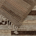 Brown Moroccan Wool Rug - 8'2" x 9'9"