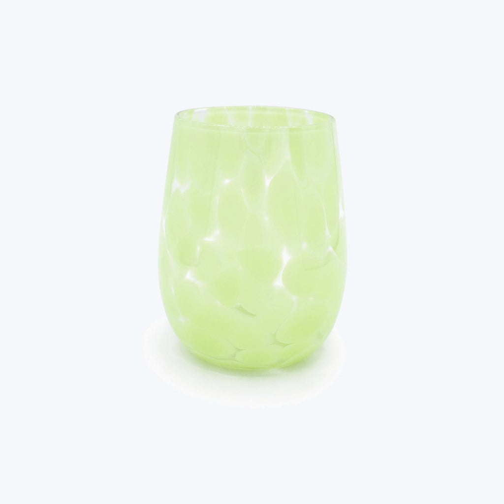 Fritsy Stemless Wine Glass-Lime