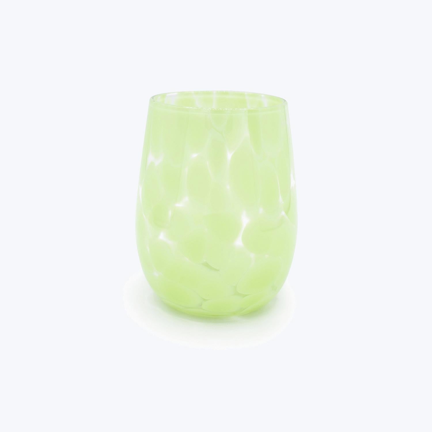 Fritsy Stemless Wine Glass-Lime
