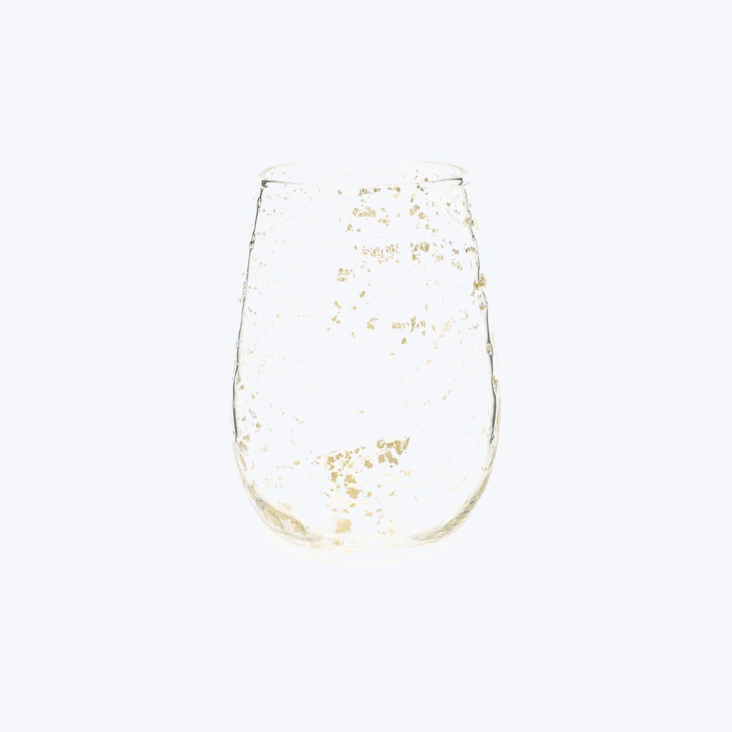 Flake Wine Glass-Gold