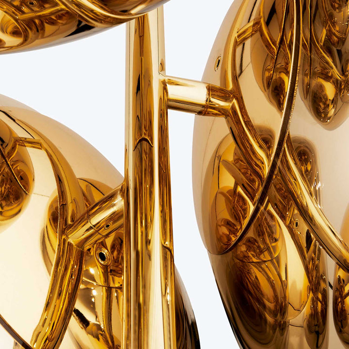 Melt Small LED Chandelier Gold