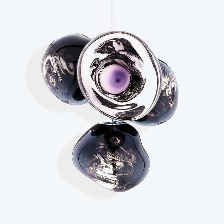 Melt Small LED Chandelier Smoke