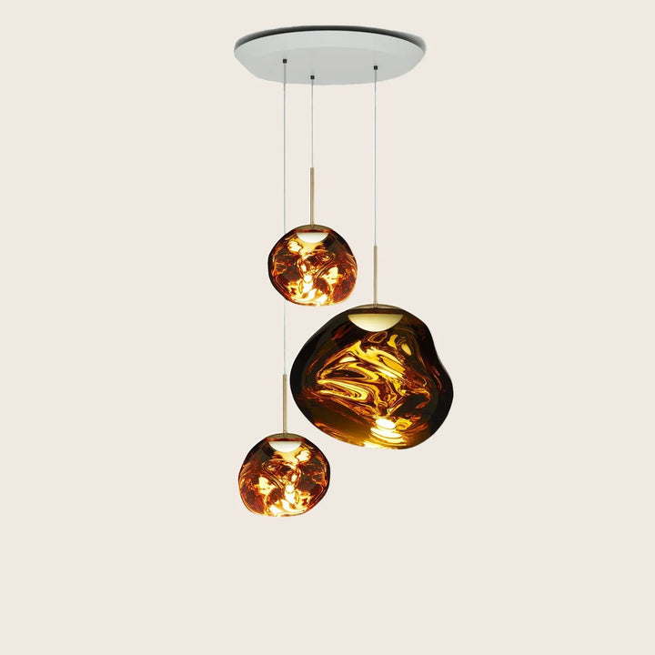 Melt Trio Pendant System-Gold