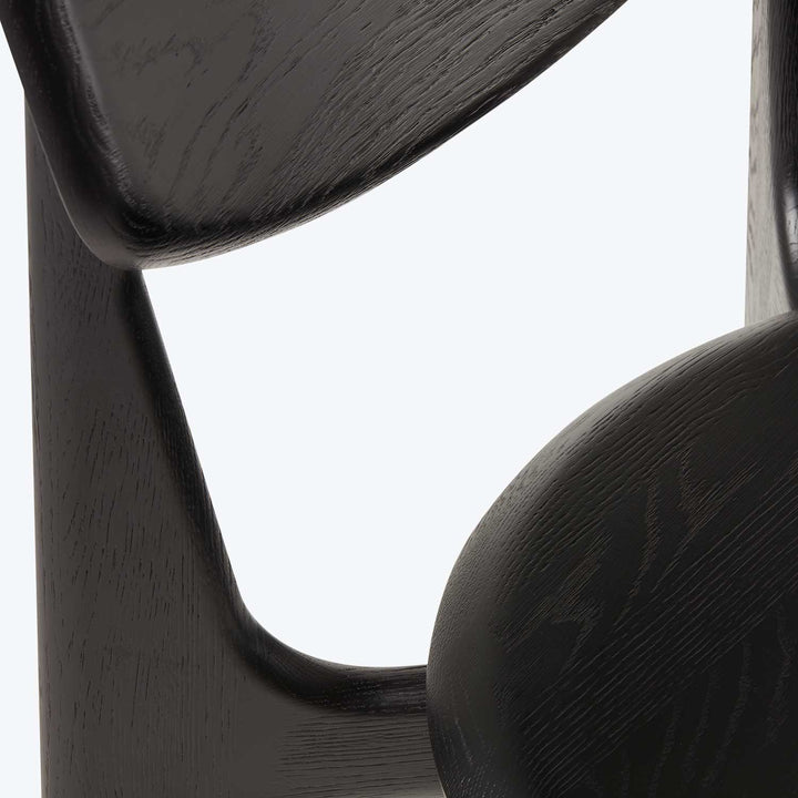 Slab Side Chair Black