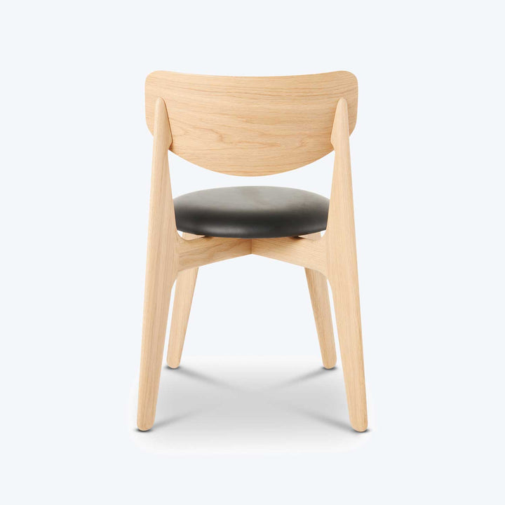 Slab Upholstered Side Chair Black