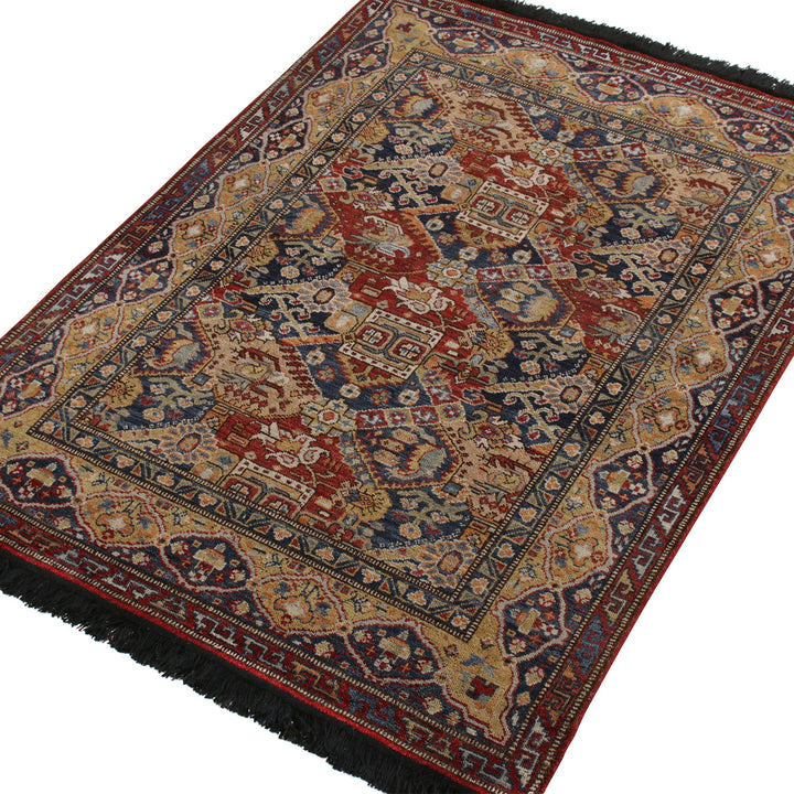 Traditional Wool Rug - 5'1" x 7'3" Default Title