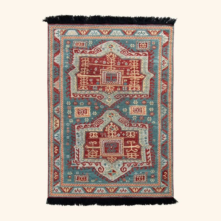 Traditional Wool Rug - 5'3" x 7'4" Default Title
