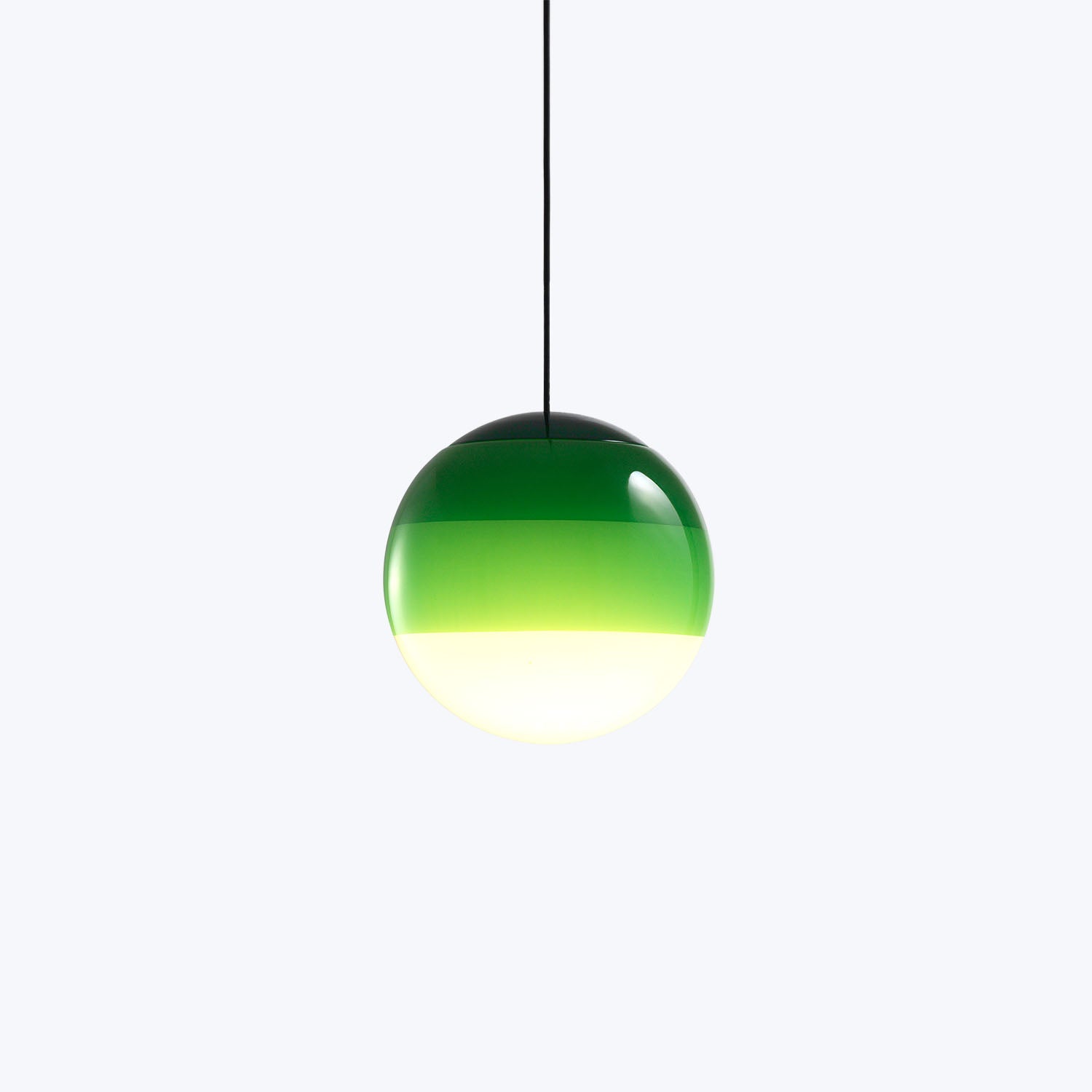 Dipping Light Pendant, 20"-Green