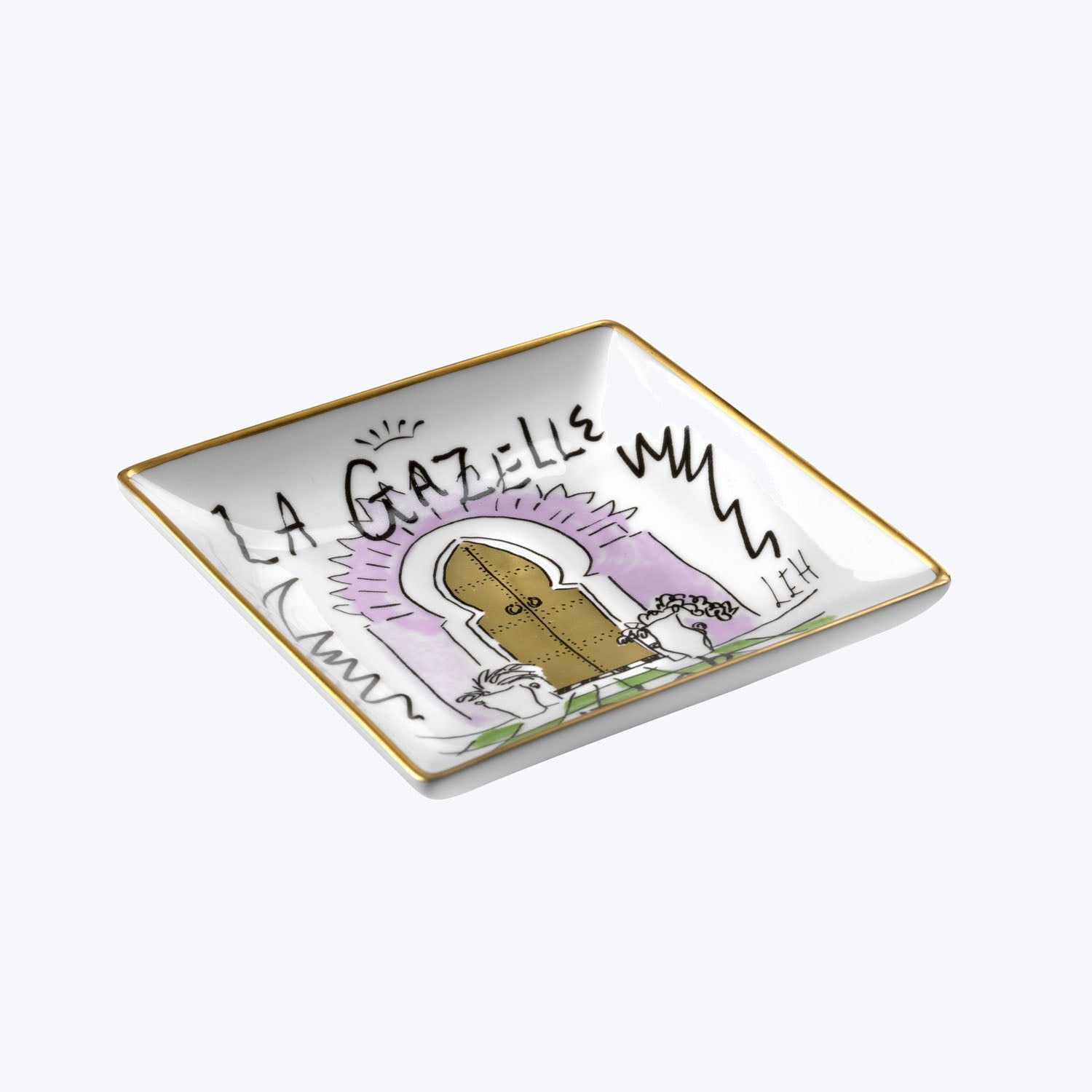 La Gazelle D'Or Square Plate Default Title