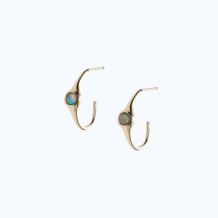 Pair of Mini Opal Hoops Default Title