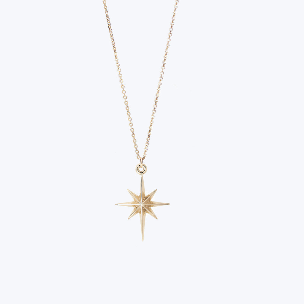 North Star Pendant-Gold