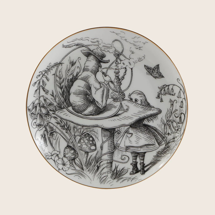 Wonderland Perfect Dessert Plate-Alice Eat Me
