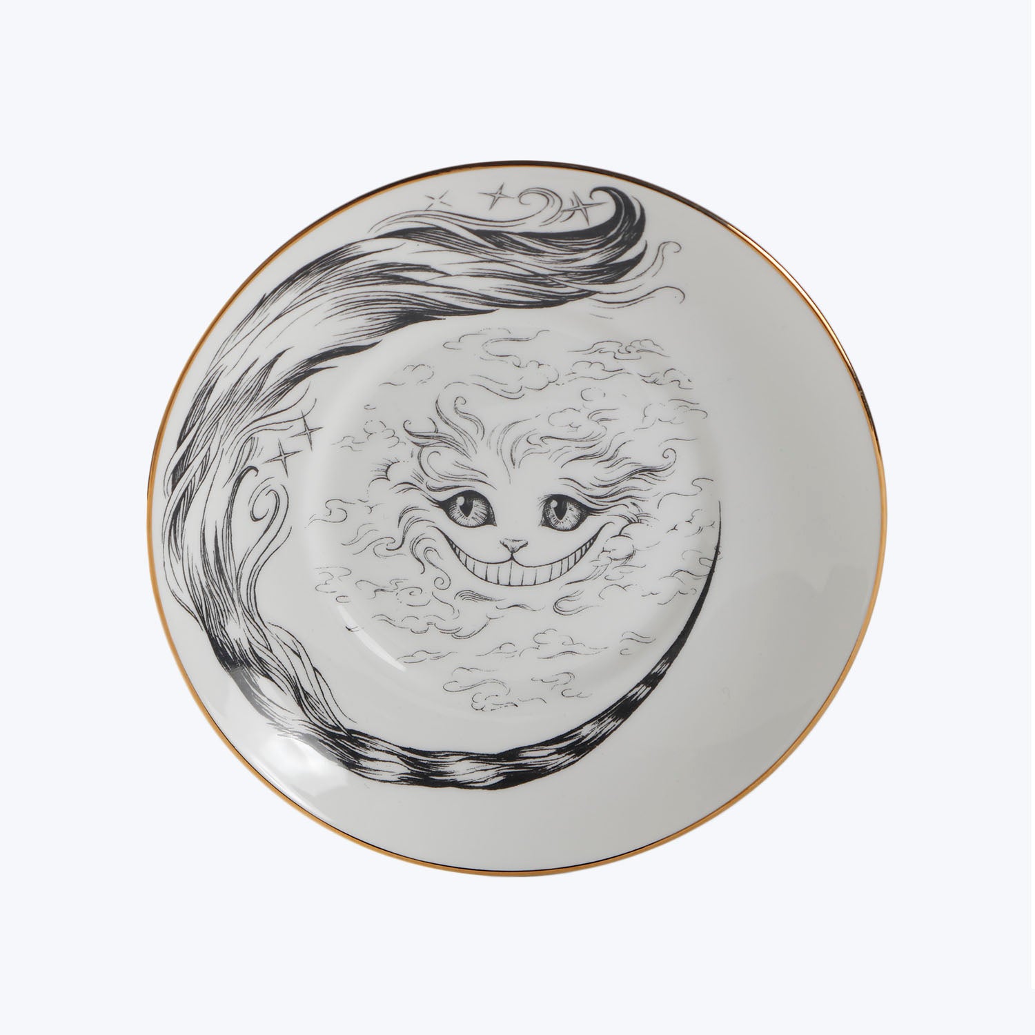 Wonderland Teacup + Saucer Cheshire Cat