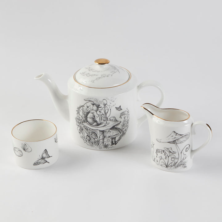 Wonderland Sugar Bowl Butterflies