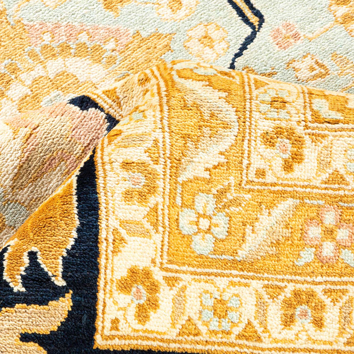 Traditional Hand-Knotted Rug - 9' 1" x 9' 4" Default Title