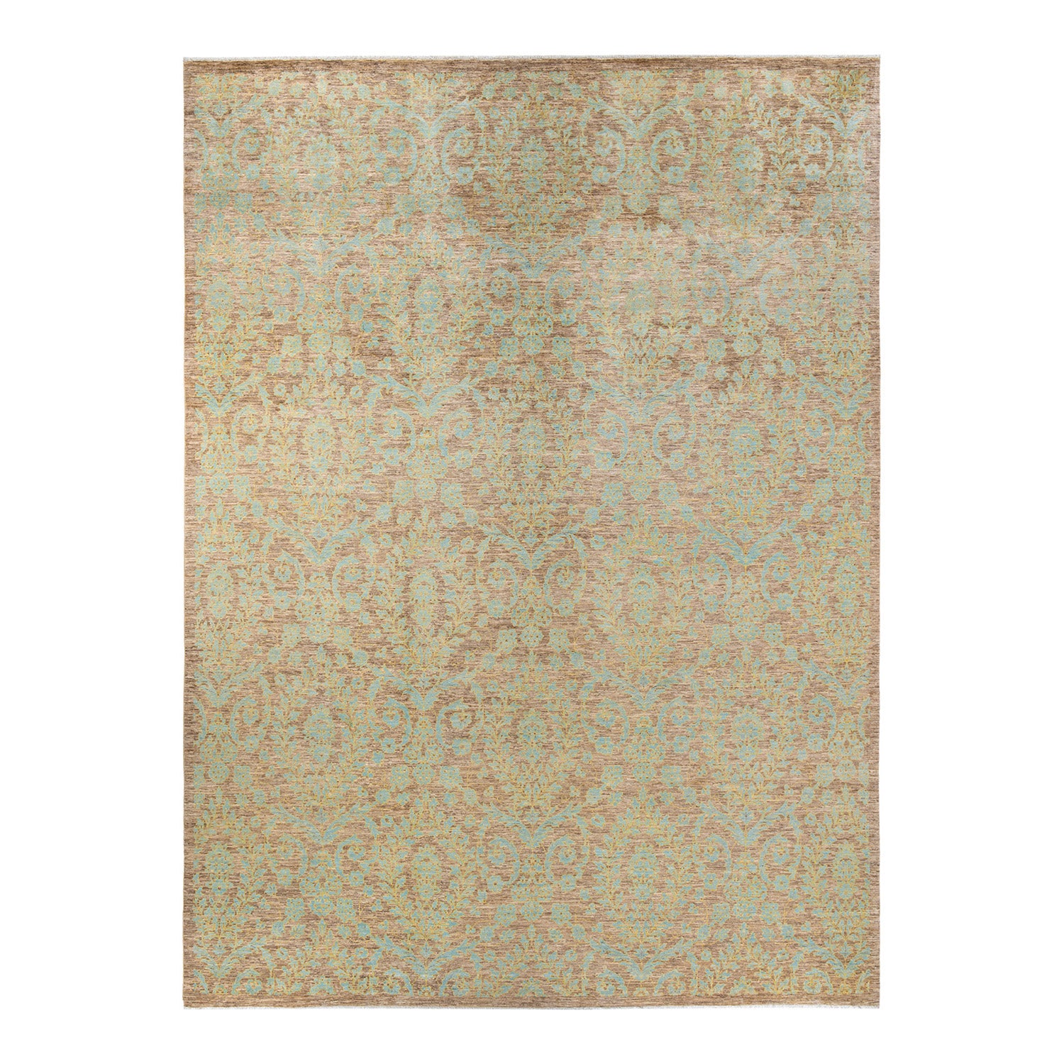 Traditional Hand-Knotted Rug - 9'1 x 14'1" Default Title