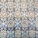 Blue Transitional Wool Silk Blend Rug - 15'10" x 20'2"